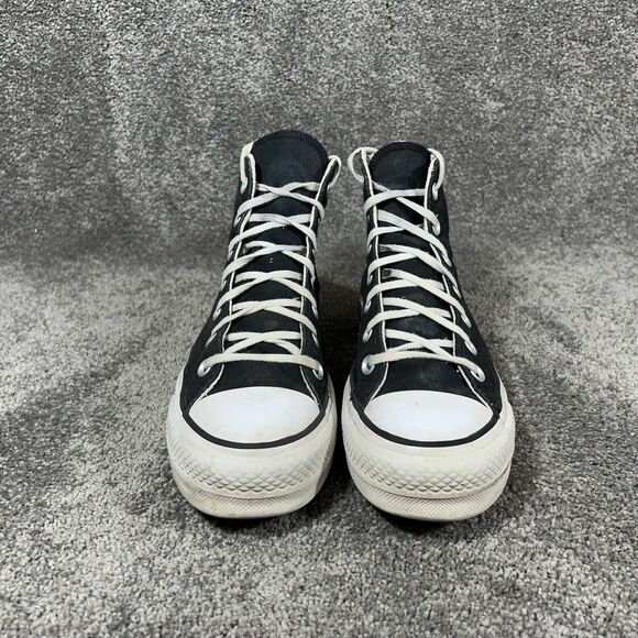 Converse Chuck Taylor All Star Lift 560845F Women’s Size 7 Black Platform Shoes - Picture 3 of 12